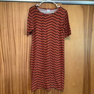 LuLaRoe Julia Fall Geometric Pattern